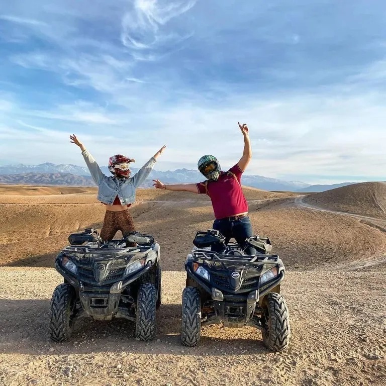 Quad biking